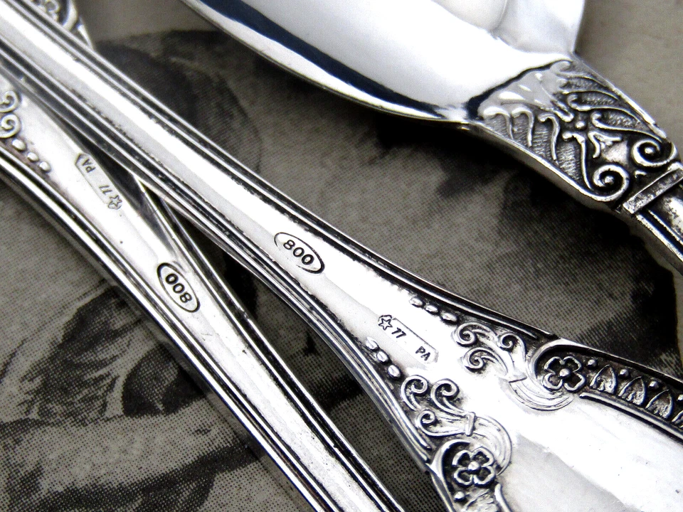 ❤️ CUCHARA HELADO IMPERIO IMPERO 4 1/2”-10pC DI CRISTOFALO -como BUCELLATI patt Foto 4 de 4