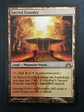 Sacred Foundry (NM) - Gatecrash - English Magic MTG - Shock Land