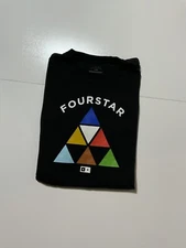 Fourstar Clothing Skateboarding Eric Koston Black Graphic S/S Crew T-Shirt Sz. M