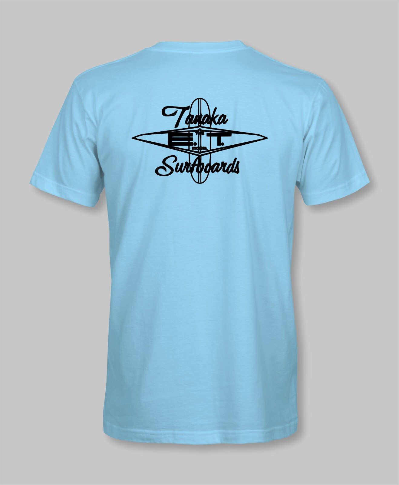 E.T. ERNIE TANAKA SURFBOARDS Retro TShirt surf surfing california