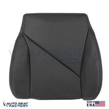 Fits 1994 - 1996 Chevy Corvette Driver Side Bottom Black Leather Seat Cover
