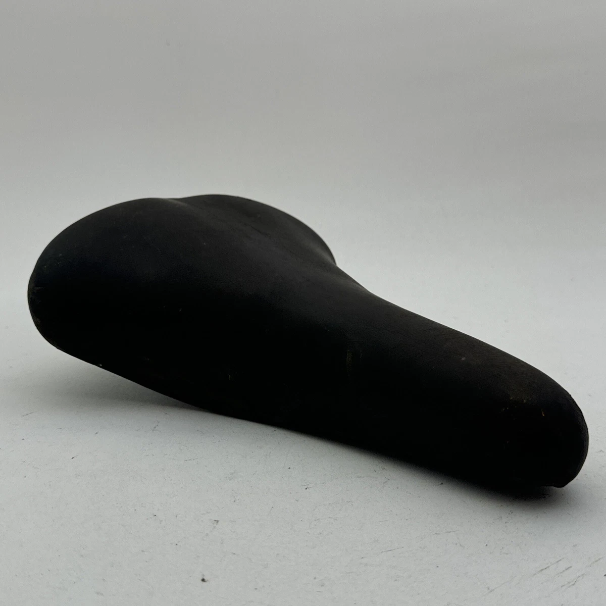 Selle Vélo Vintage Avocet Racing II – 1987 – Noire Cuir/acier – Pour Vélo Eroica – Fabriquée En Italie