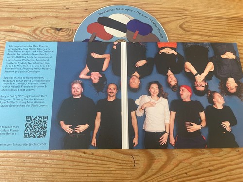 CD Jazz Nina Reiter MetaLogue - The Music Of Mani Planzer (8 Song) ANUK LABEL cb - 第 2/3 張圖片