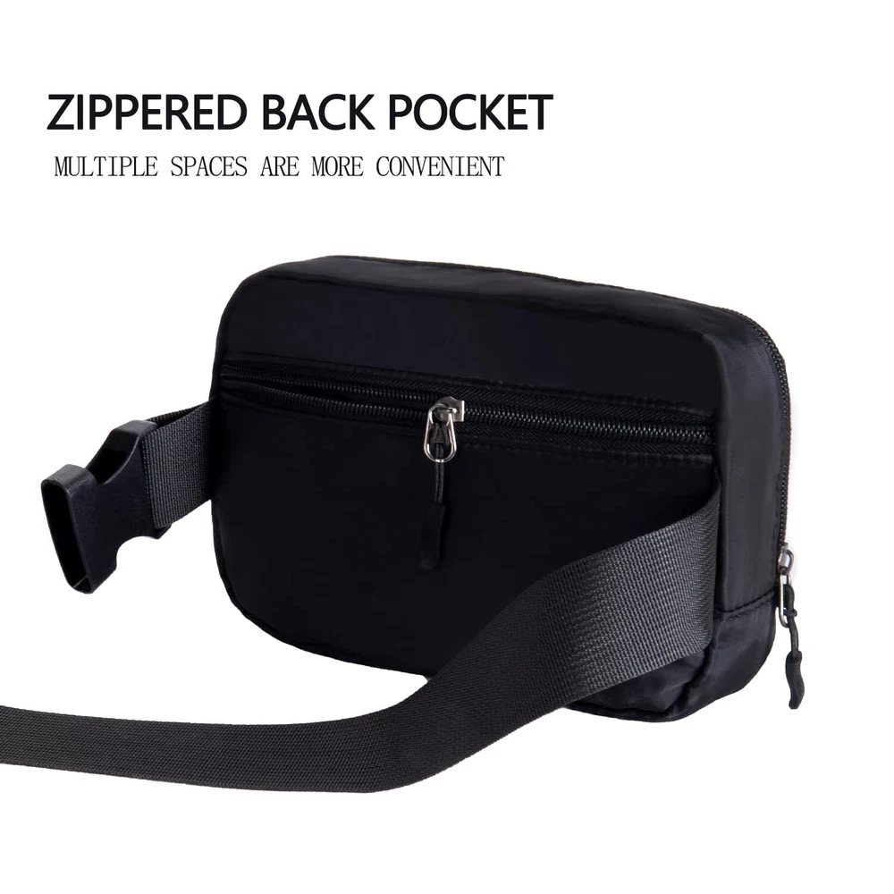 Belt bag Fanny pack crossbody bags for women Everywhere belt bag (black) Belt bag Fanny pack crossbody bags for women Everywhere belt bag (black)