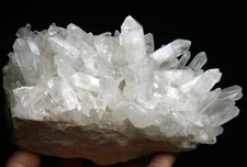 2.89 lb NATURAL Ghost pyramid Quartz Crystal Cluster Point Mineral Specime