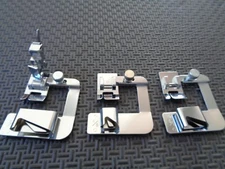 Rolled Hemmer Hem Foot 1/2" , 3/4" , 1" For Singer Janome Brother Juki White 