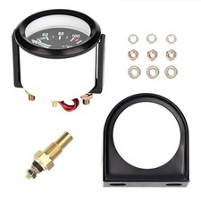 Car Water Temperature Gauge 2" 52mm, Universal Water Temp Gauge Kit with Sens...