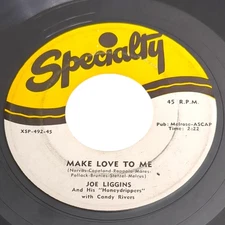 Joe Liggins 1954 R&B 45 Make Love To Me /Tears On My Pillow SPECIALTY