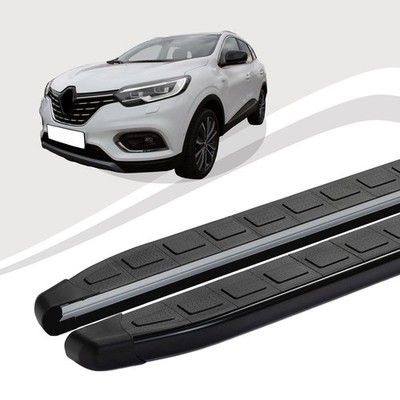 Trittbretter Renault Kadjar ab Baujahr 06/2015 DOLU Schwarz mIt ABE