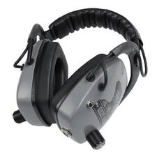 DetectorPro Gray Ghost NDT Platinum Headphones w/ 1/4" Angle Connector