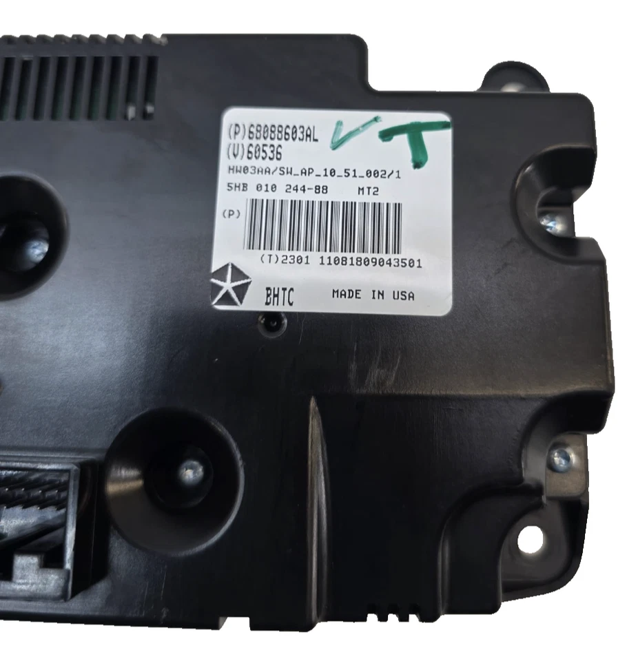 Dodge Durango 2011-13 climatizador aire acondicionado calefacción control de temperatura 68088603AL OEM Foto 3 de 3