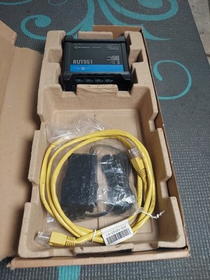 Teltonika New RUT951 4G LTE Industrial Cellular Router, Dual SIM, 802.11n Wi-Fi
