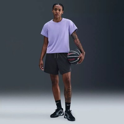 Nike Sabrina Ionescu Dri-FIT Reversible Basketball Shorts Lilac Black Size XL