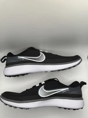 Nike Infinity Ace Next Nature Golf Spiked Shoes Black/White Men's Size 10 #40 - Image 1 of 4