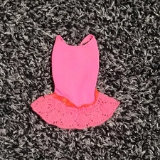 Vintage Barbie Twist N Turn TNT PJ #1118 Original Tagged Pink Orange Swimsuit