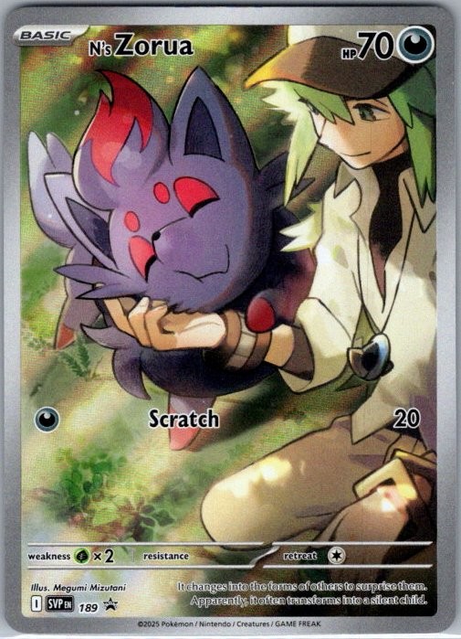 N's Zorua 189 Promo SV: Scarlet & Violet Promo Cards NM