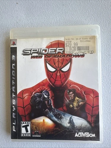 New ListingSpider-Man Web of Shadows PS3 Disc and Case