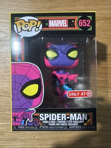 Funko Pop! Spider-Man (Black Light) Target Exclusive