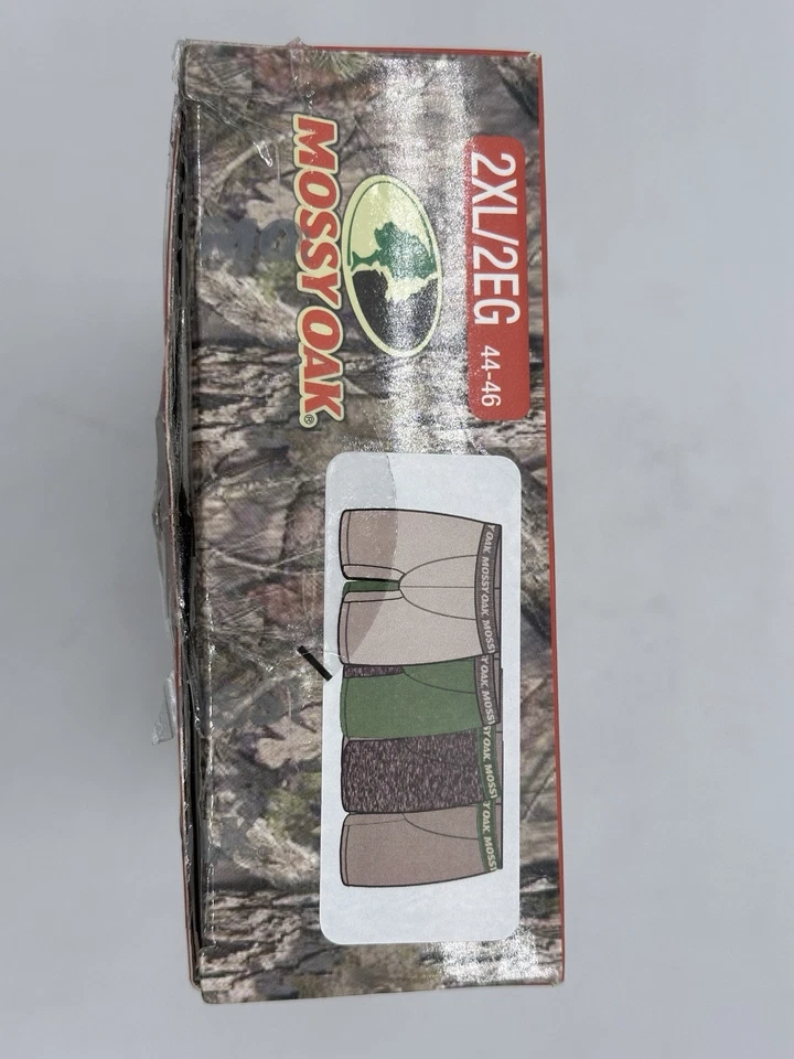 NUEVO PAQUETE DE 4 CALZONCILLOS BOXER ELÁSTICOS RENDIMIENTO CAMUFLAJE ROBLE MUSGOSO GRANDES 6" LARGO PARA HOMBRE Foto 3 de 4