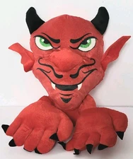 KELLYTOY RED DEVIL PLUSH HALLOWEEN DECOR