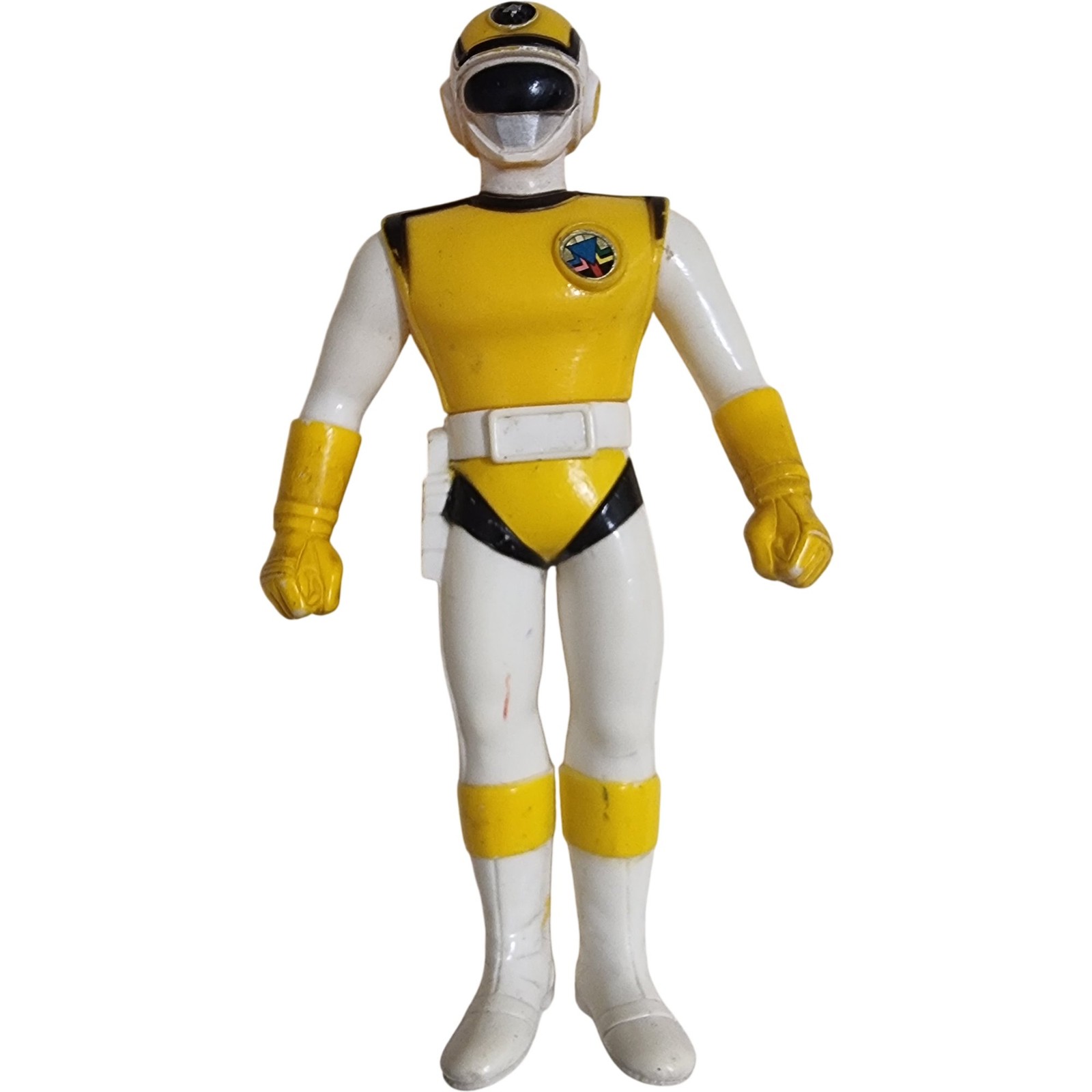 Bandai 1986 Choushinsei Flashman Yellow Action Figure Vintage Japan