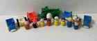 Vintage Fisher Price Little People Lot 15 Pieces Vehicles Figures Stagecoach