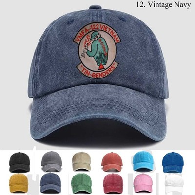 Customized Embroidered Hat Fighter Attack Squadron Vmfa-122, Trucker Hat, Gift