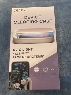 TRAXX UV-C Device Cleaning Case | Phone & Small Item Sanitizer | USB Powered