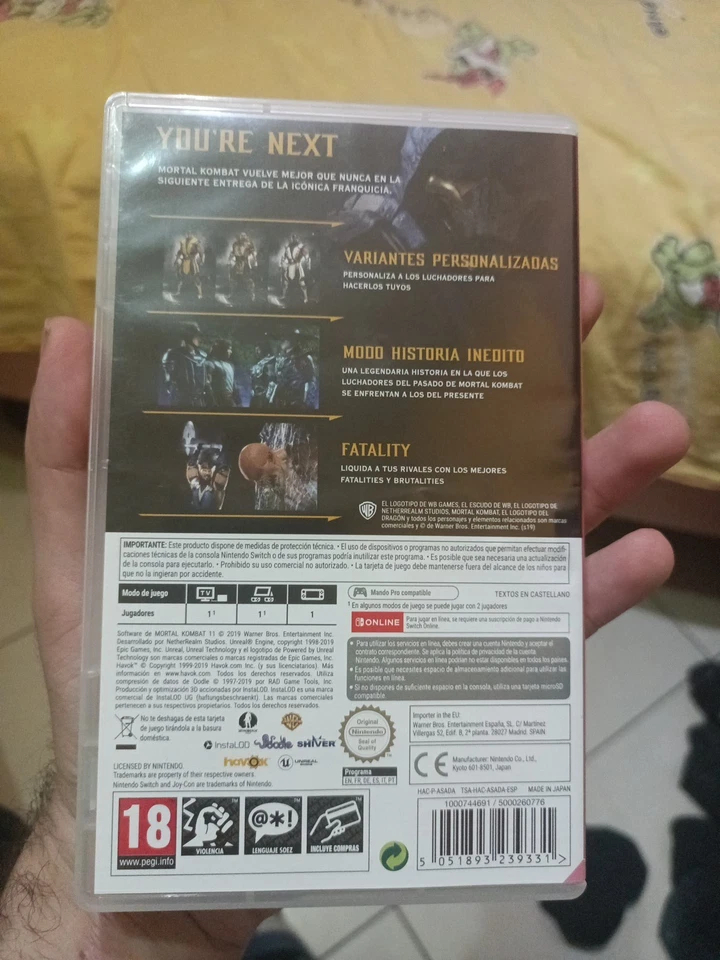 Mortal Kombat 11 (Nintendo Switch, 2019), foto 2 di 5