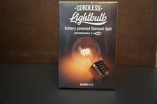 NIB CORDLESS LIGHTBULB PORTABLE BATTERY POWERED FILAMENT LIGHT USB by suck UK