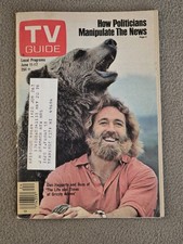 TV Guide Grizzly Adams June 11-17 1977 Issue # 1263 Traverse City Michigan Ed