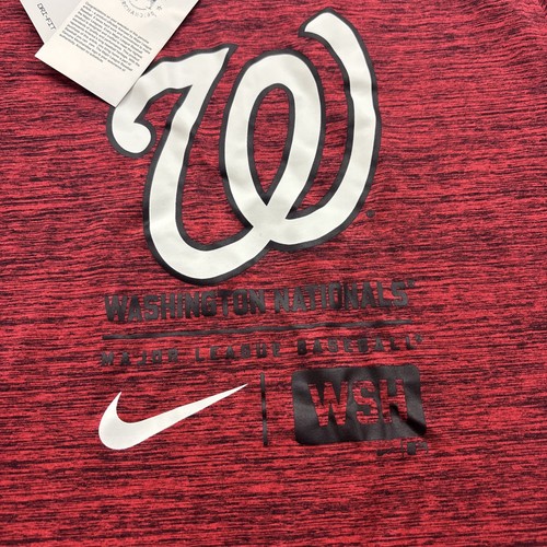 The Nike Tee Washington Nationals MLB Youth Jungen L 14/16 Dri-Fit Performance rot - Bild 2 von 7