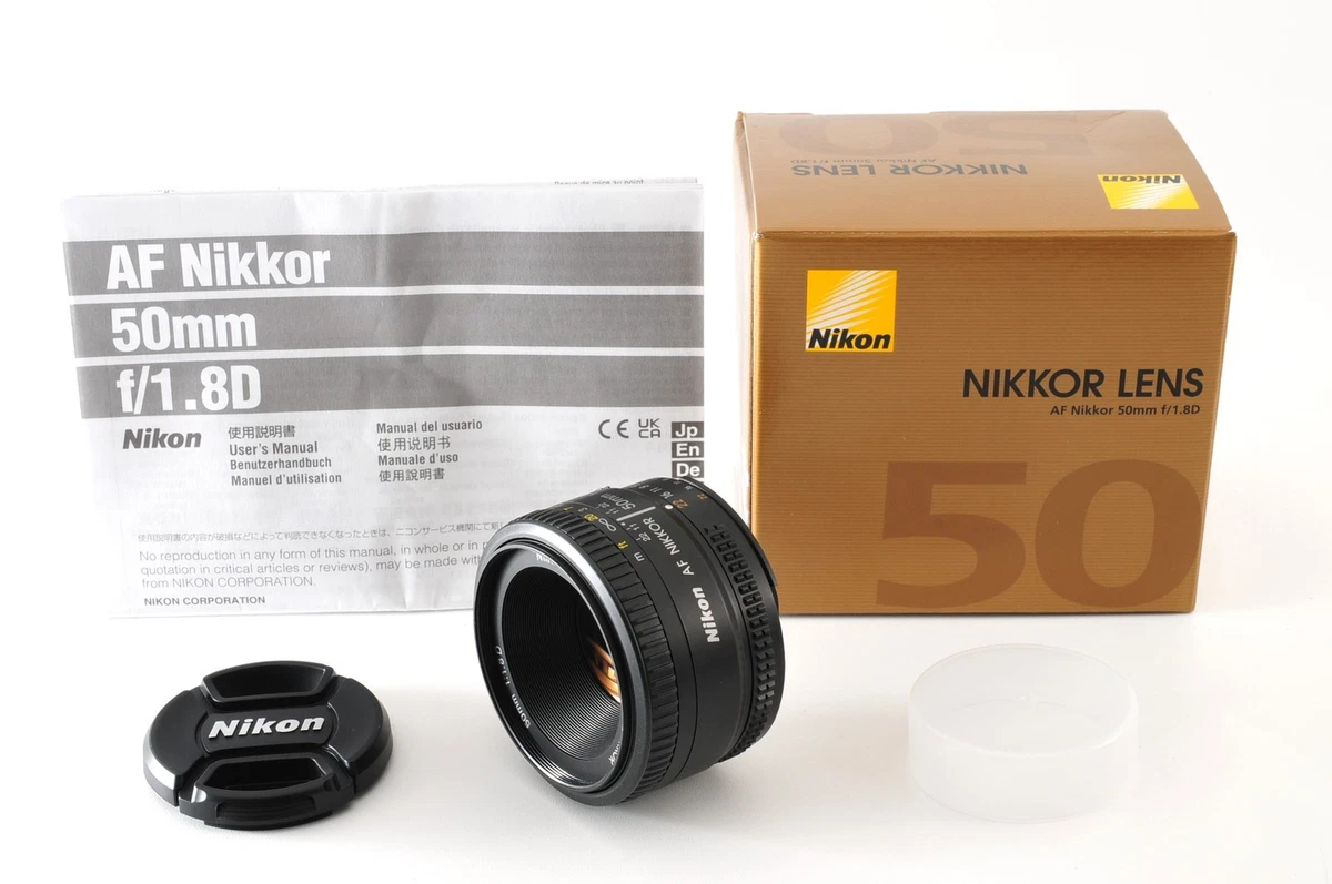 Las mejores ofertas en Lentes de cámara Nikon 50mm f/1.8 | eBay