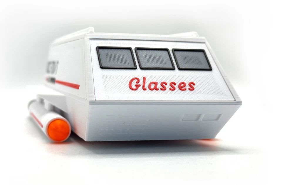Star Trek Shuttlecraft inspired glasses case. 3D printed Sci-fi spaceship gift - Image 4 of 4
