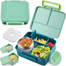Bento Lunch Box for Kids with 8Oz Soup Thermo Leak-Proof Lunch Food Containers w