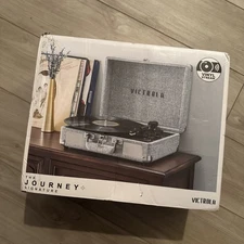 Victrola Journey+ Signature Bluetooth Suitcase Record Player - DAMAGED BOX