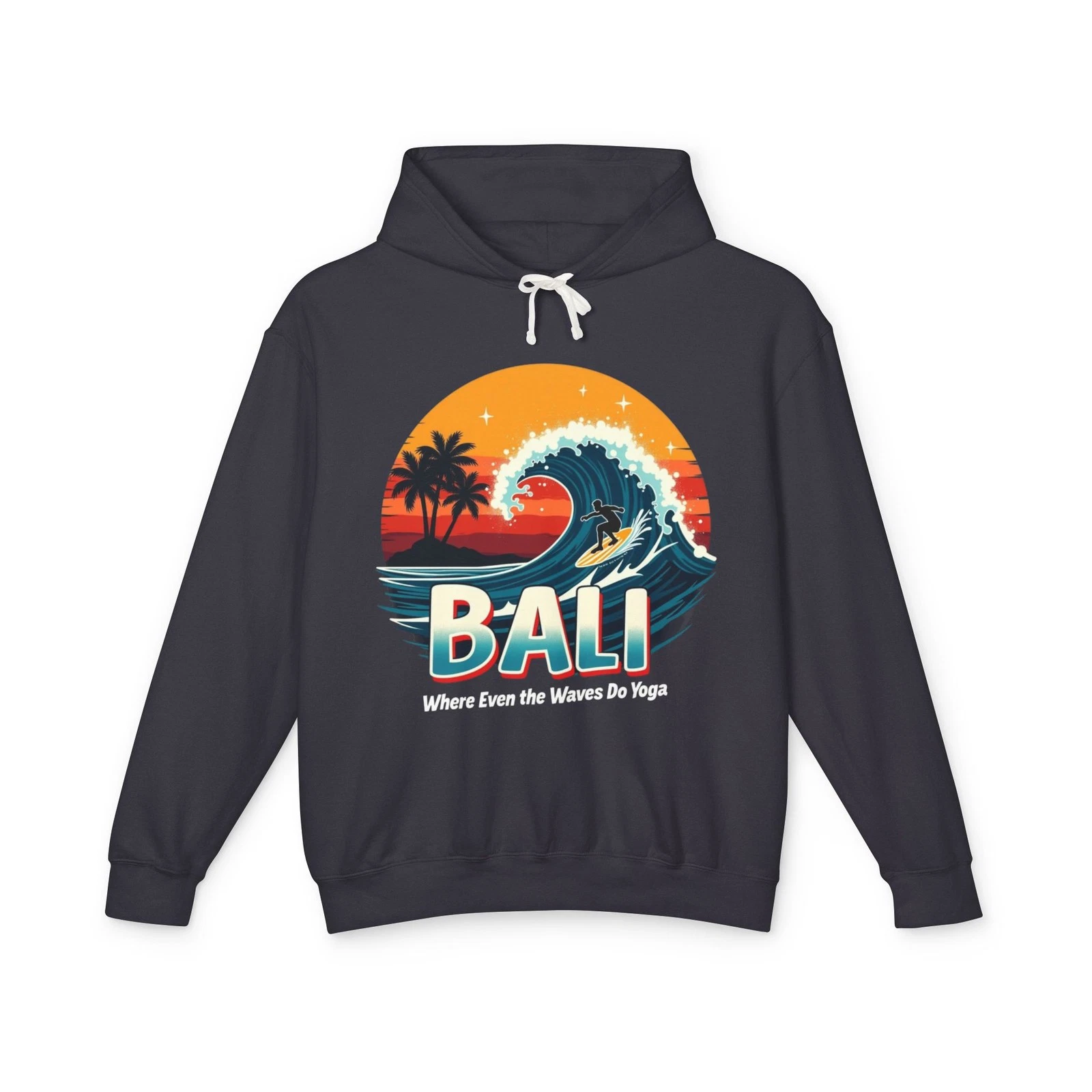 Bali Surfing Hoodie, Lightweight Pullover, Beachwear, Summer Fashion
Opens in a new window or tab