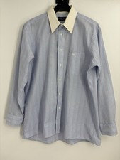 Vintage Christian Dior Monsieur Stripe Button Up Shirt Size 16 32/33 1296