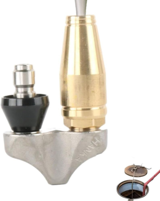 #ad #ad 3000 PSI Dual Turbo Sewer Drain Jetter Nozzle for Pressure Washers $73.99