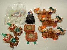Lot of McDonalds Loose Snow White Happy Meal Toys: Dwarfs, Prince, Witch