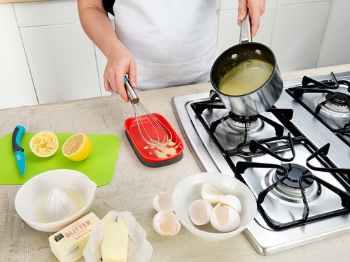 Tovolo Double Spoon Rest, Candy Apple - Picture 5 of 6