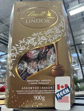 AiWaWa CA, Lindt Lindor Assorted Chocolate Truffles, 900 g GIFT BOX