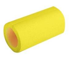 Scaffold Trampoline Tube Padding Yellow Foam 2m Long 9mm Thick 48mm Bore