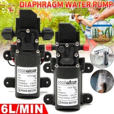 12V Water Pump Caravan Camper Motorhome High Pressure Water Pump 6L/Min
