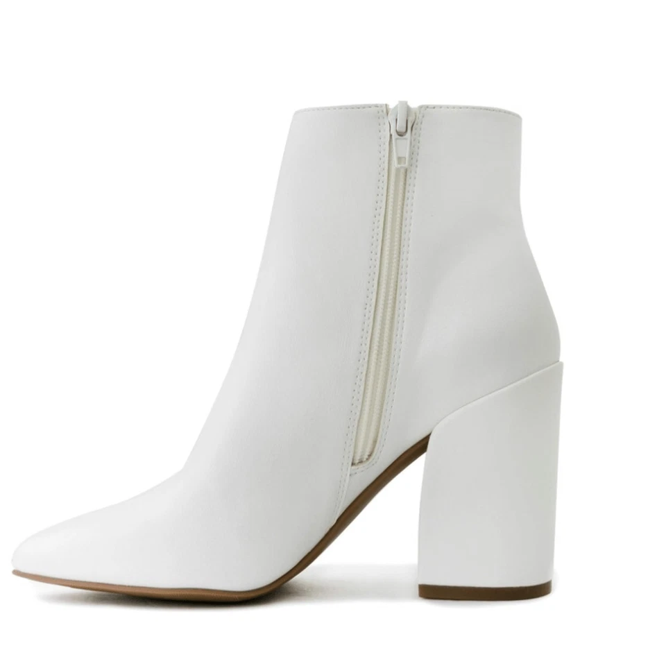 Botas al tobillo Sugar de invierno de tacón alto y punta para mujer talla 8 Bew # Caja H684 Foto 4 de 4