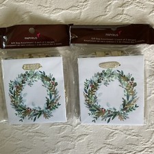 PAPYRUS Christmas Holiday Wreath & Holly Lot ...