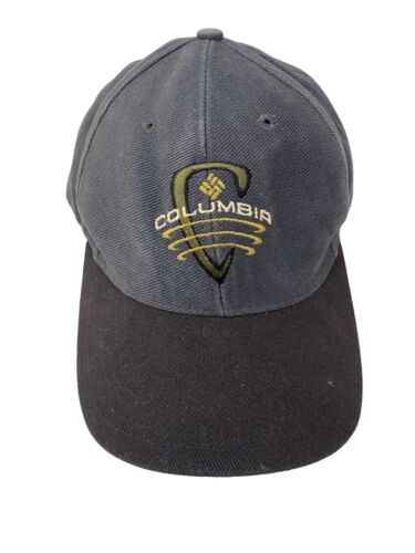 Vintage Columbia Outdoor Company Black Hat Snapbac