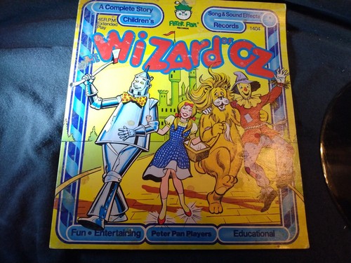 Peter Pan Records The Wizard of Oz Story 45 RPM Record Vinyl LP Children' Story - Picture 2 of 6