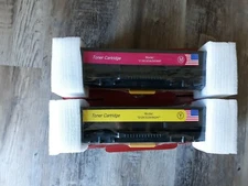 (3) Toner Kingdom Premium Cartridge 2Yellow) (CF212A) & 1 Magenta) (CF213A)