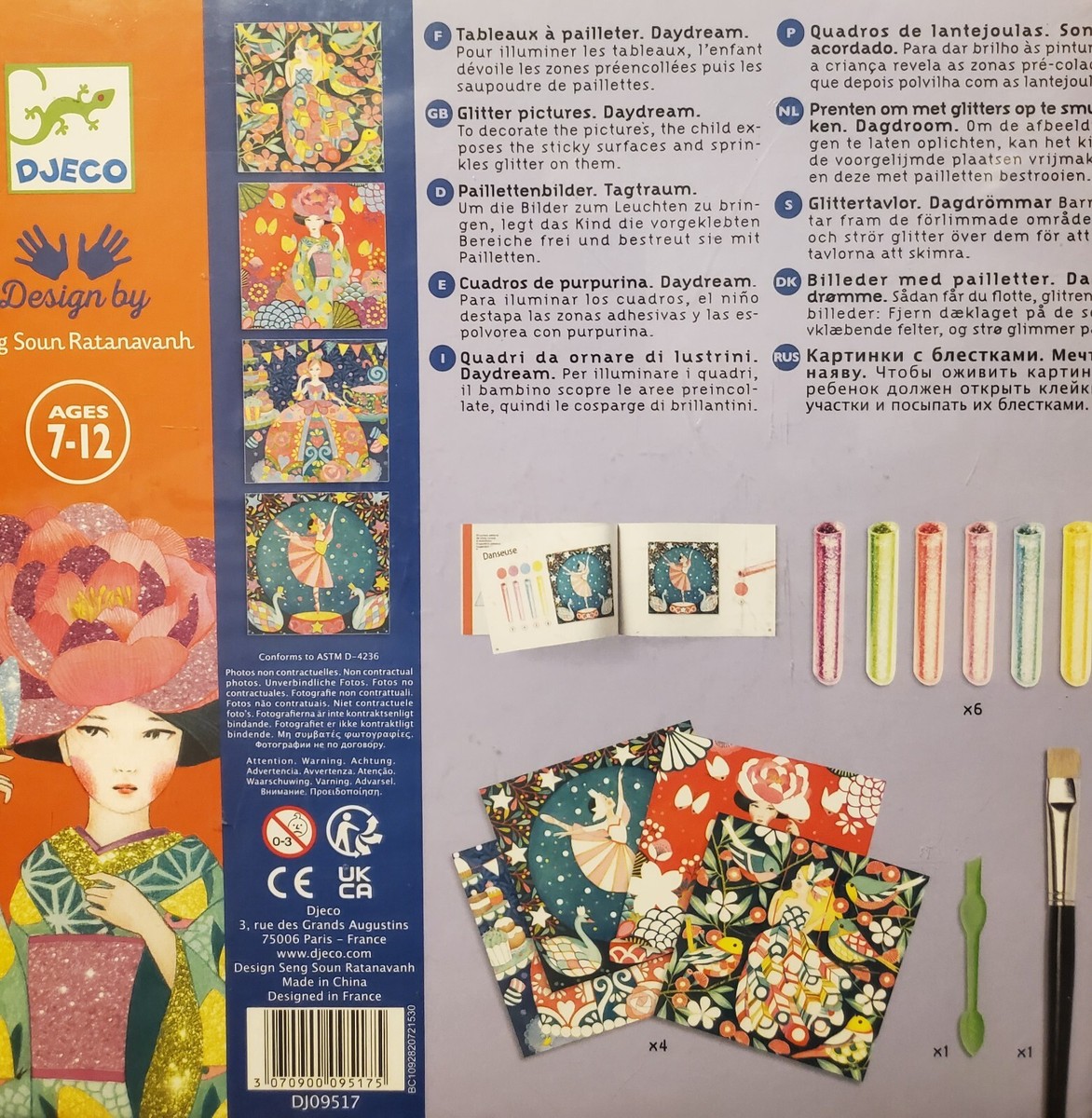 Djeco Daydream Glitter Craft Kit